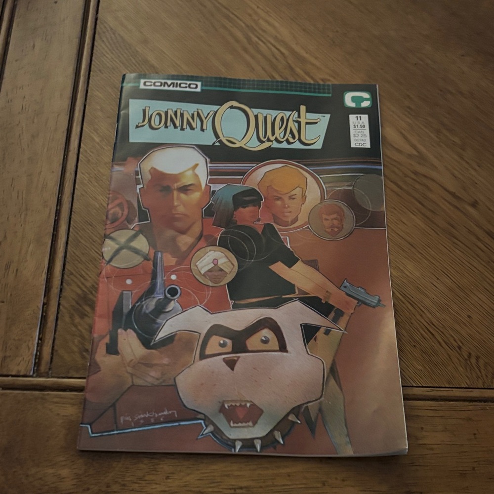 Jonny Quest Comic Book by Comico August 1987